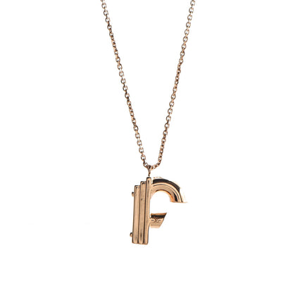 Louis Vuitton LV And Me Letter F Necklace Gold 4 of 8