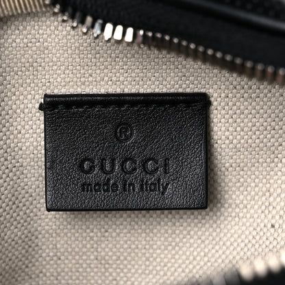 Gucci Calfskin GG Tennis Embossed Belt Bag Black 5 of 10