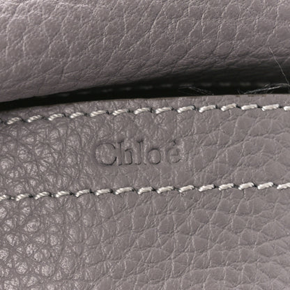Chloe Calfskin Mini Marcie Round Crossbody Bag Cashmere Grey 6 of 12