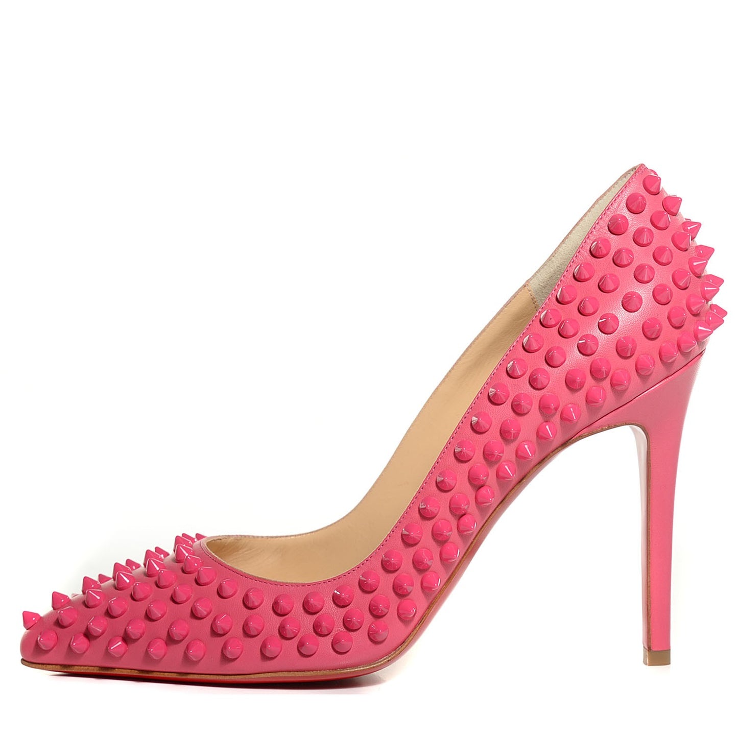 Nappa Pigalle Spikes 100 Pumps 38 Pink