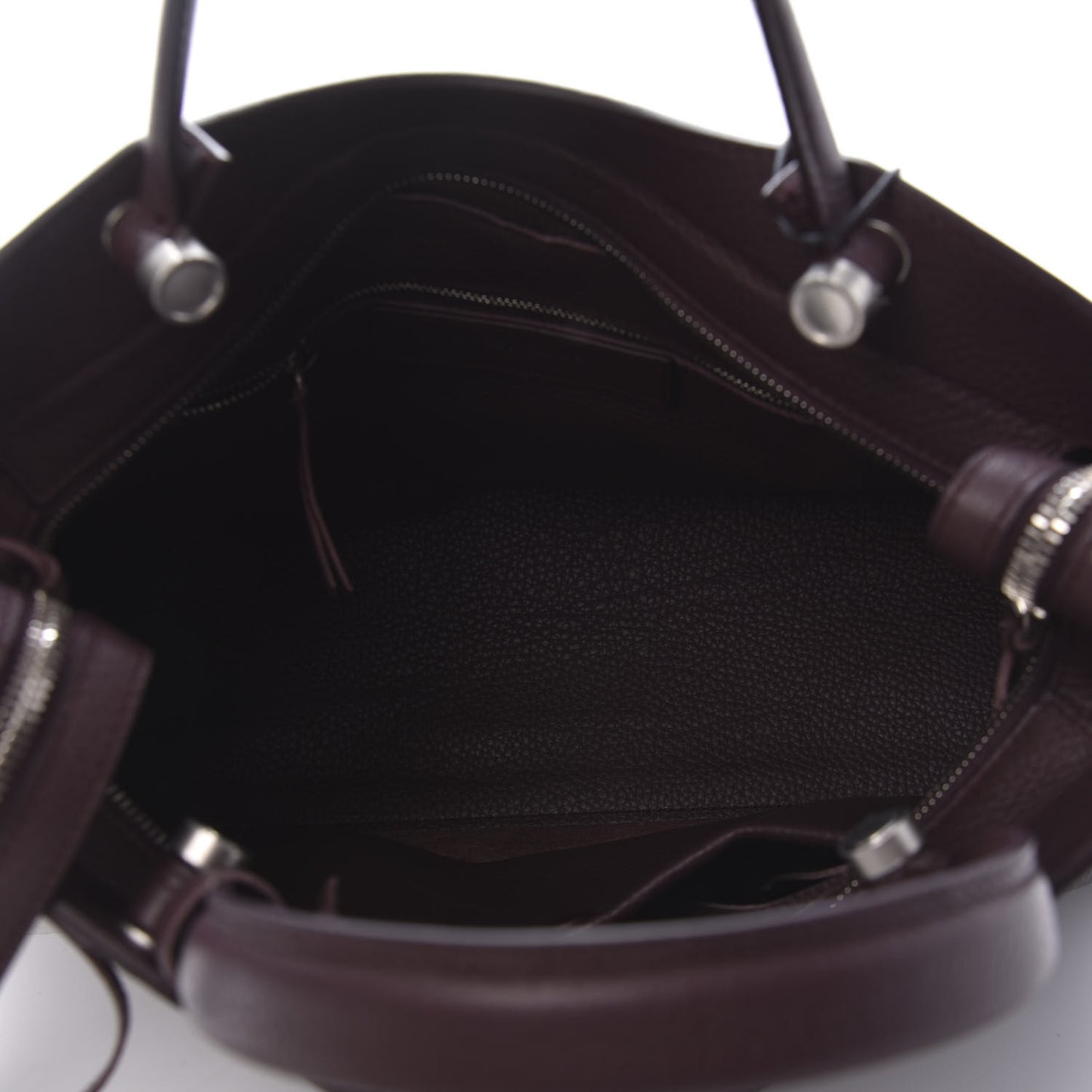 Veau Grana Perforated Blackout Hardware City Rouge Acajou