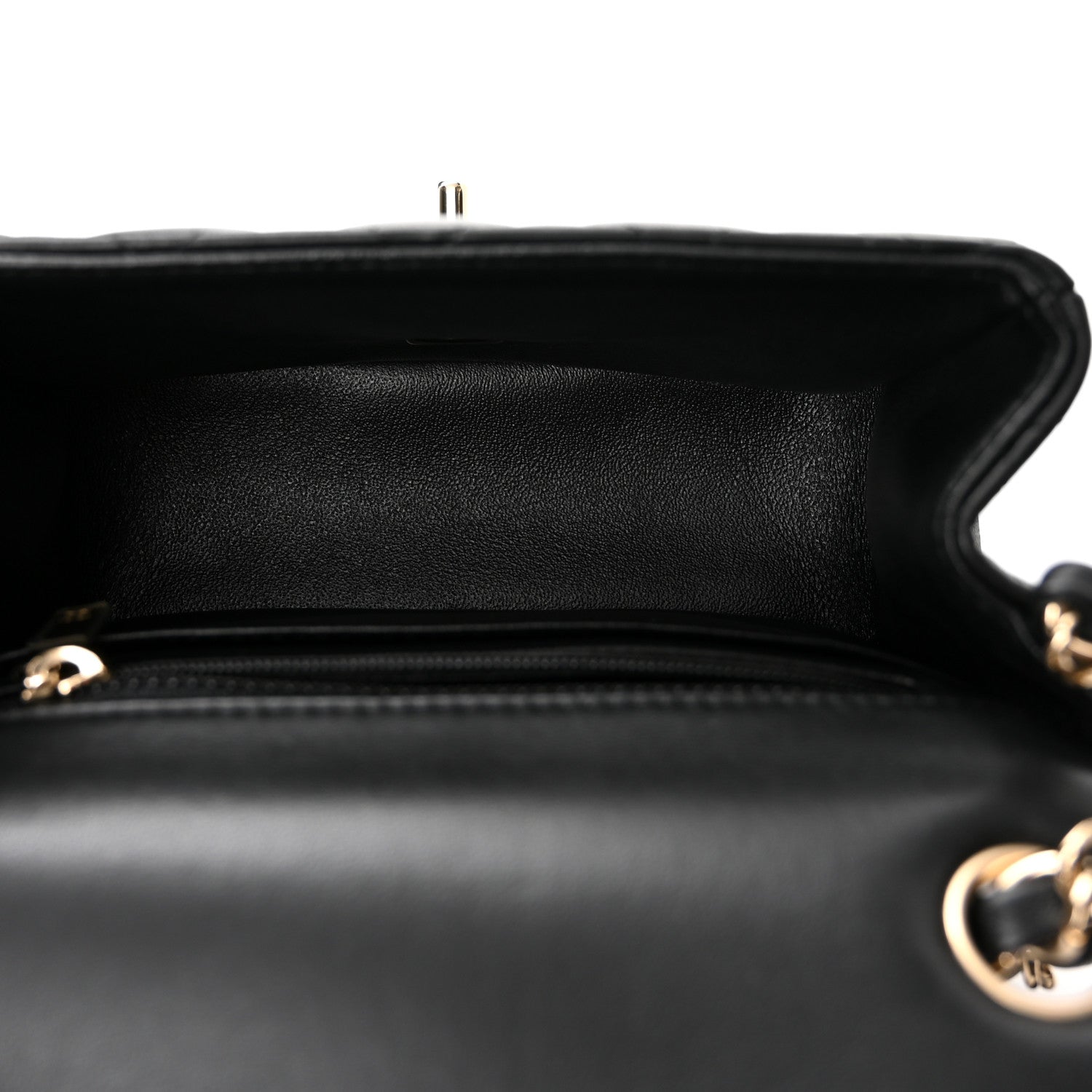 Chanel Lambskin Quilted Mini Square Flap Black 5 of 11
