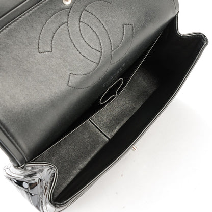 Chanel Patent Quilted Jumbo Double Flap Black 6 of 7