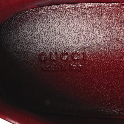 Gucci Calfskin Suede Womens Re-Web Sneakers 41 White Red 8 of 10