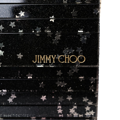 Jimmy Choo Acrylic Glitter Sweetie Star Clutch Black 10 of 10