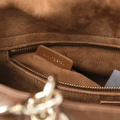Christian Dior Lambskin Cannage Large Lady Dior Tan 11 of 15