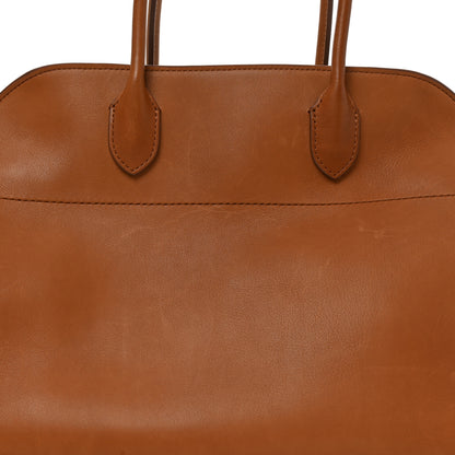 The Row Polished Saddle Calfskin Soft Margaux 15 Cuir 7 of 10