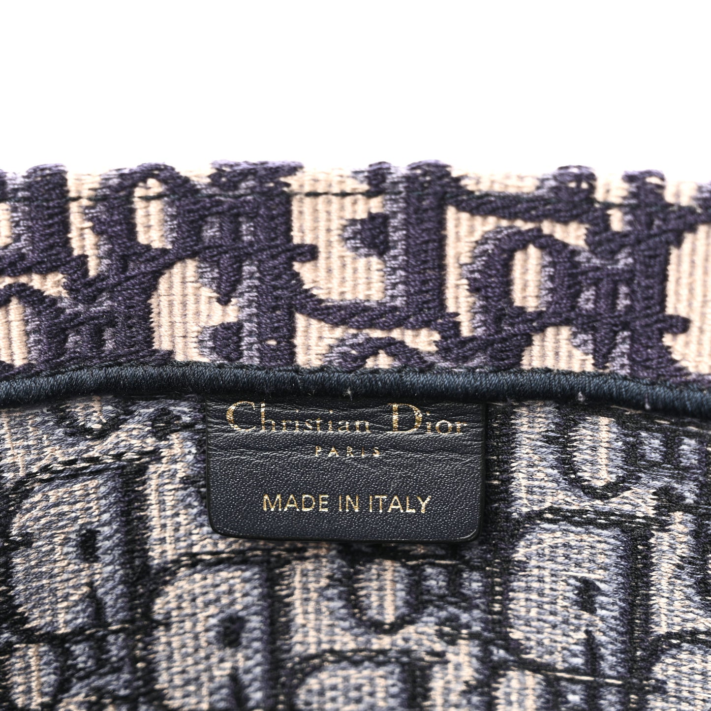 Oblique Medium Book Tote Blue Multicolor