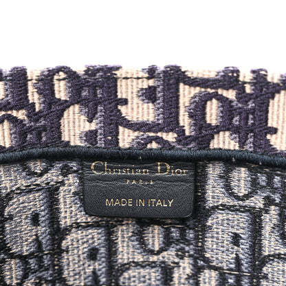 Christian Dior Oblique Medium Book Tote Blue Multicolor 6 of 10