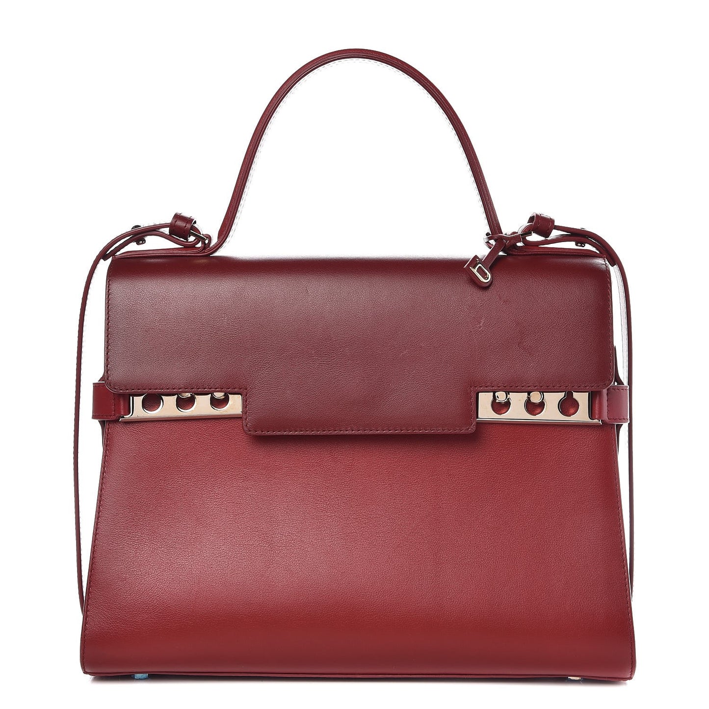 Smooth Calfskin GM Tempete Satchel Rouge