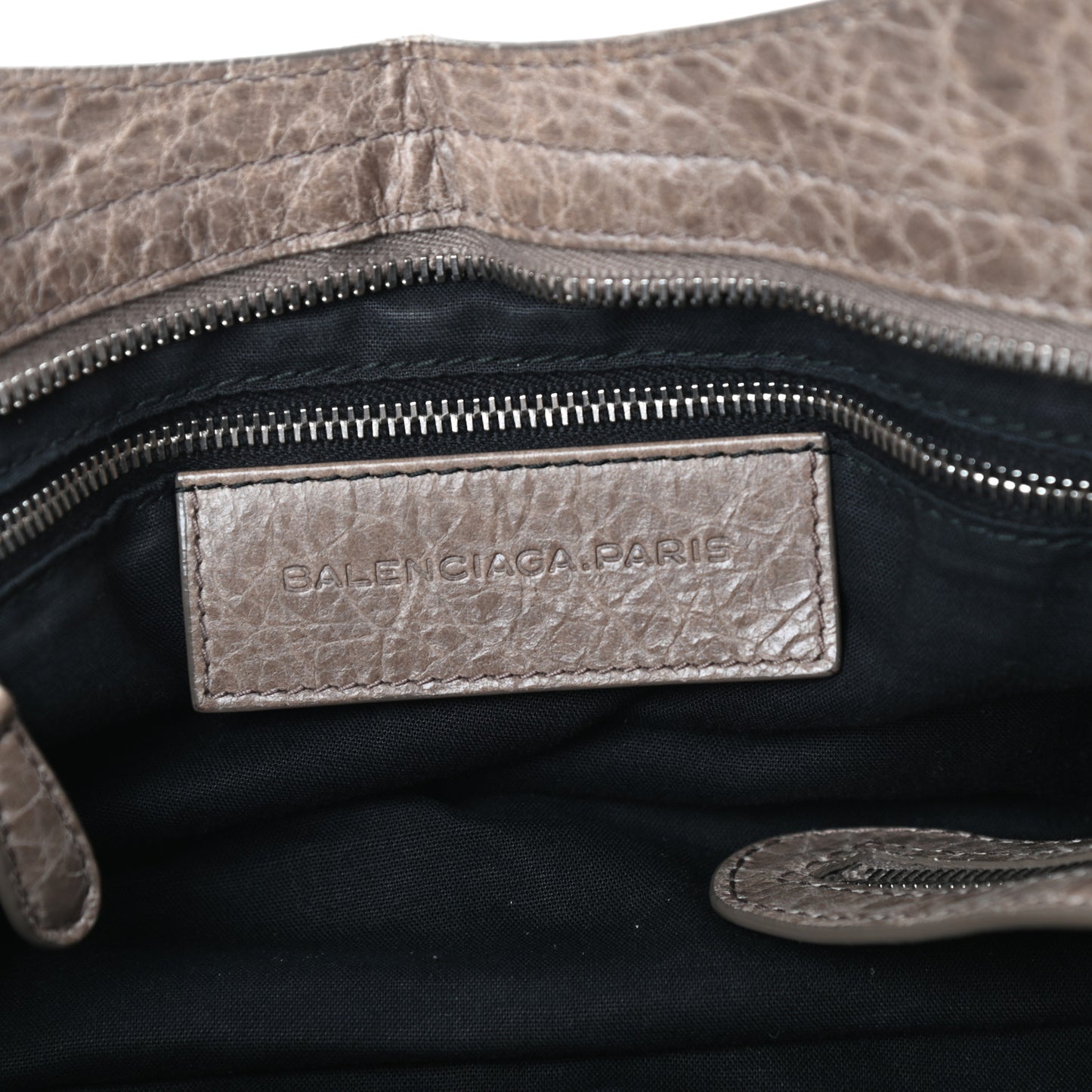 Agneau Giant 12 Silver Hardware City Gris Poivre