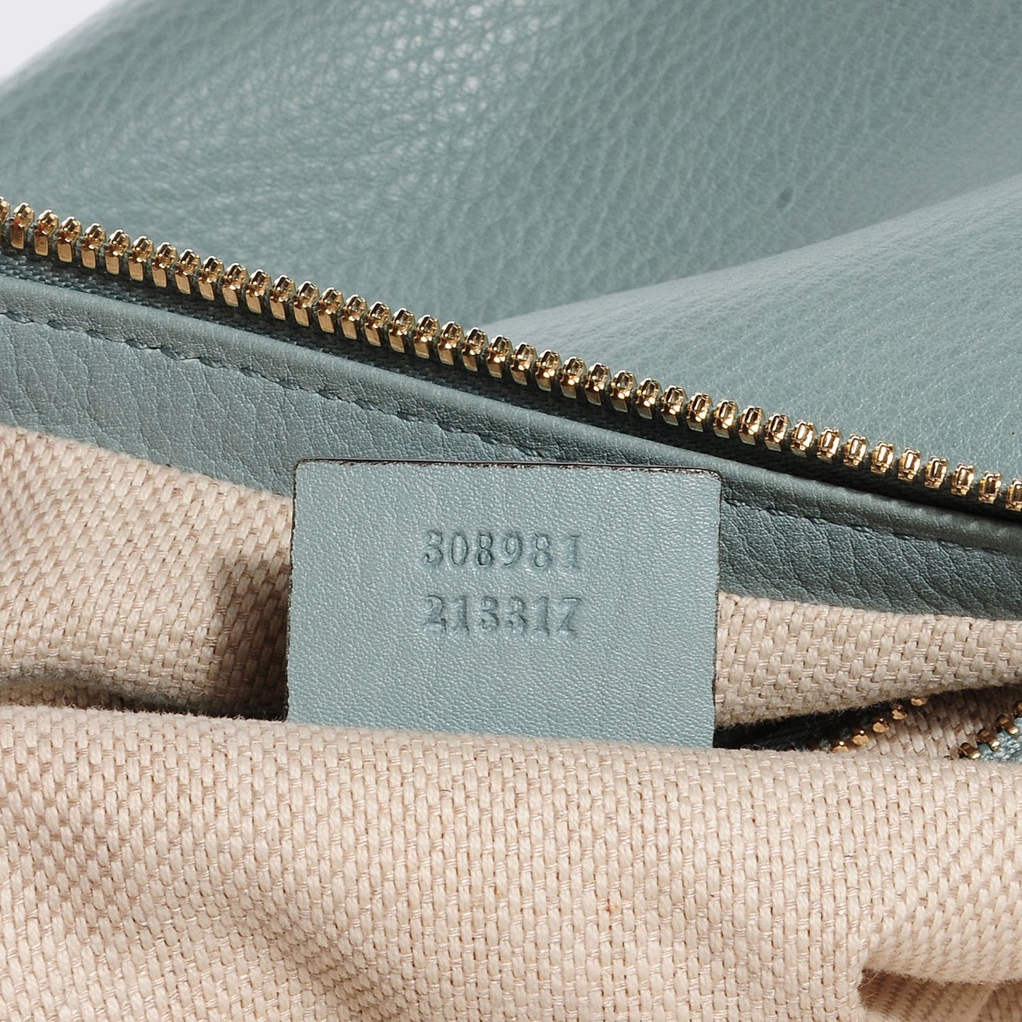 Calfskin Medium Soho Chain Hobo Splash Blue