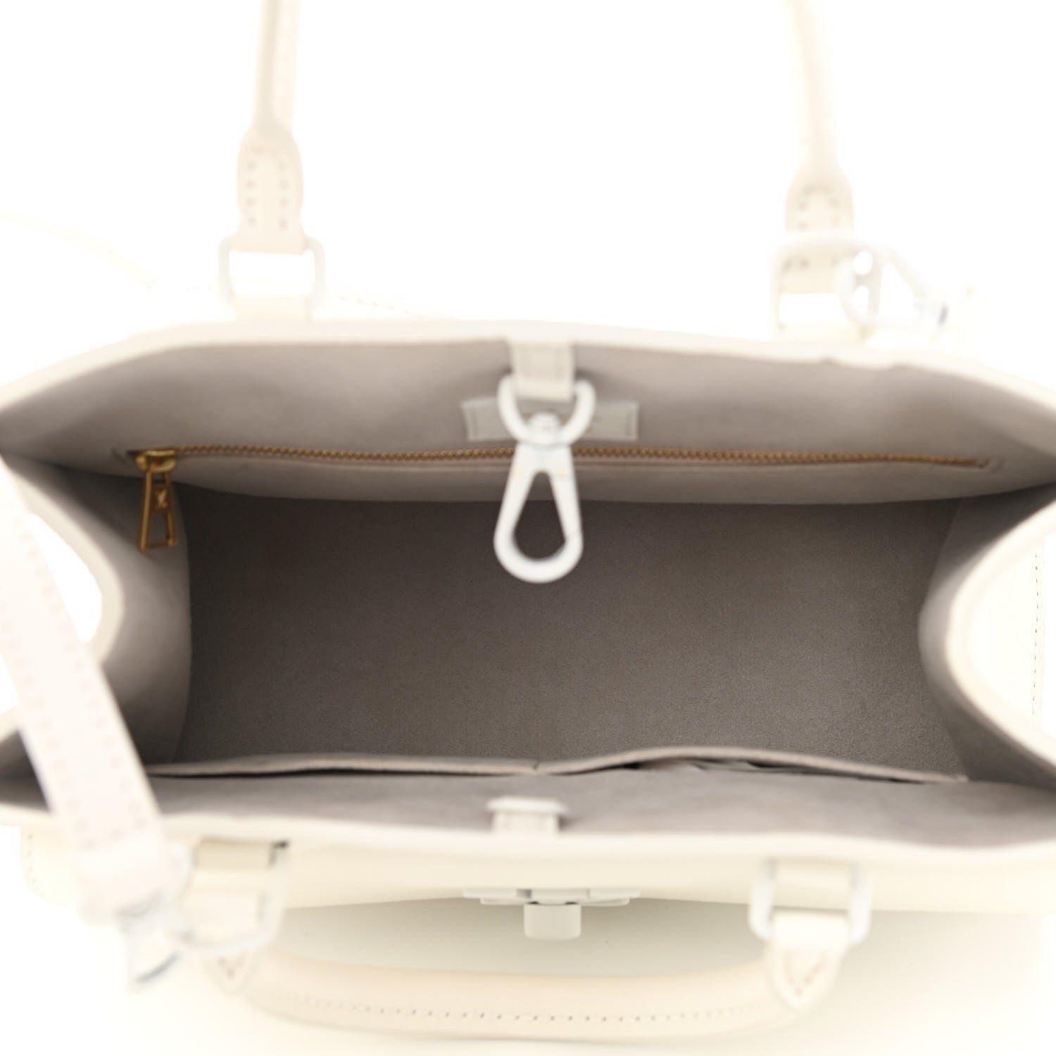 Louis Vuitton Soft Calfskin Lockme Tote PM White 5 of 8