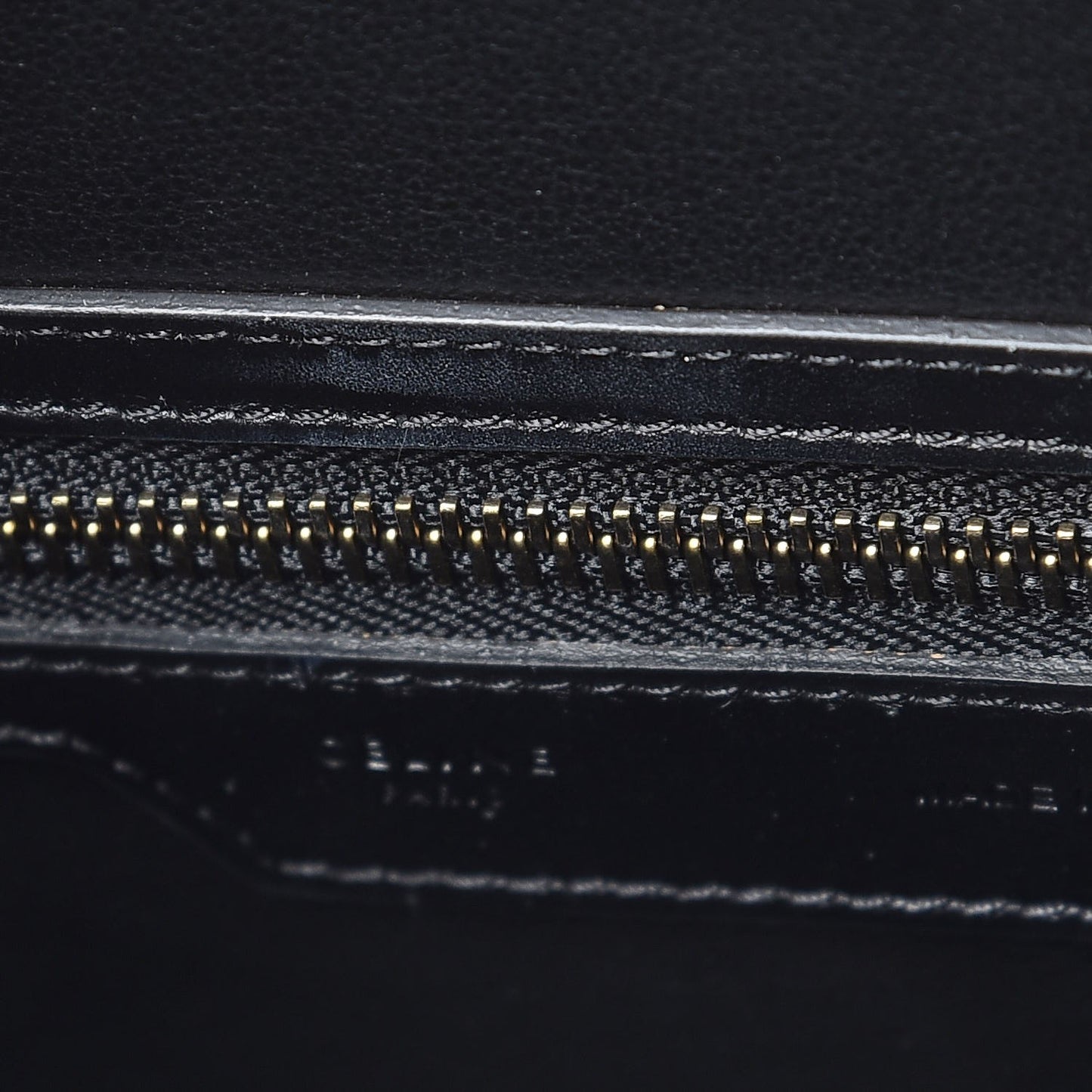 Baby Grained Calfskin Tri-color Micro Luggage White Liquorice