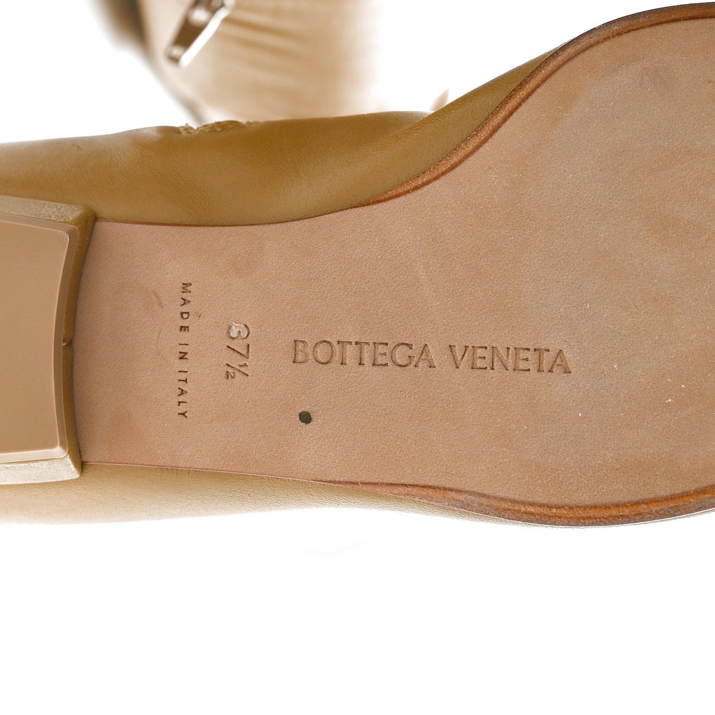 Cocktail Stretch Nappa Almond Boots 37.5 Fudge