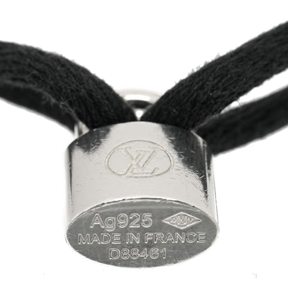 Louis Vuitton X UNICEF Sterling Silver Lockit Bracelet Black 5 of 6