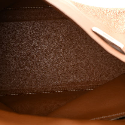 Hermes Taurillon Clemence Kelly Retourne 35 Gold 5 of 19