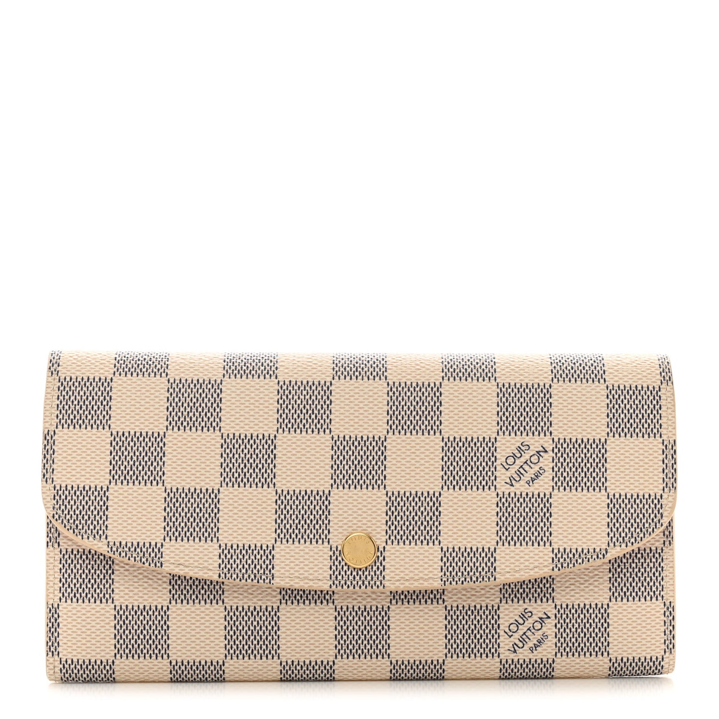 Damier Azur Emilie Wallet Rose Ballerine