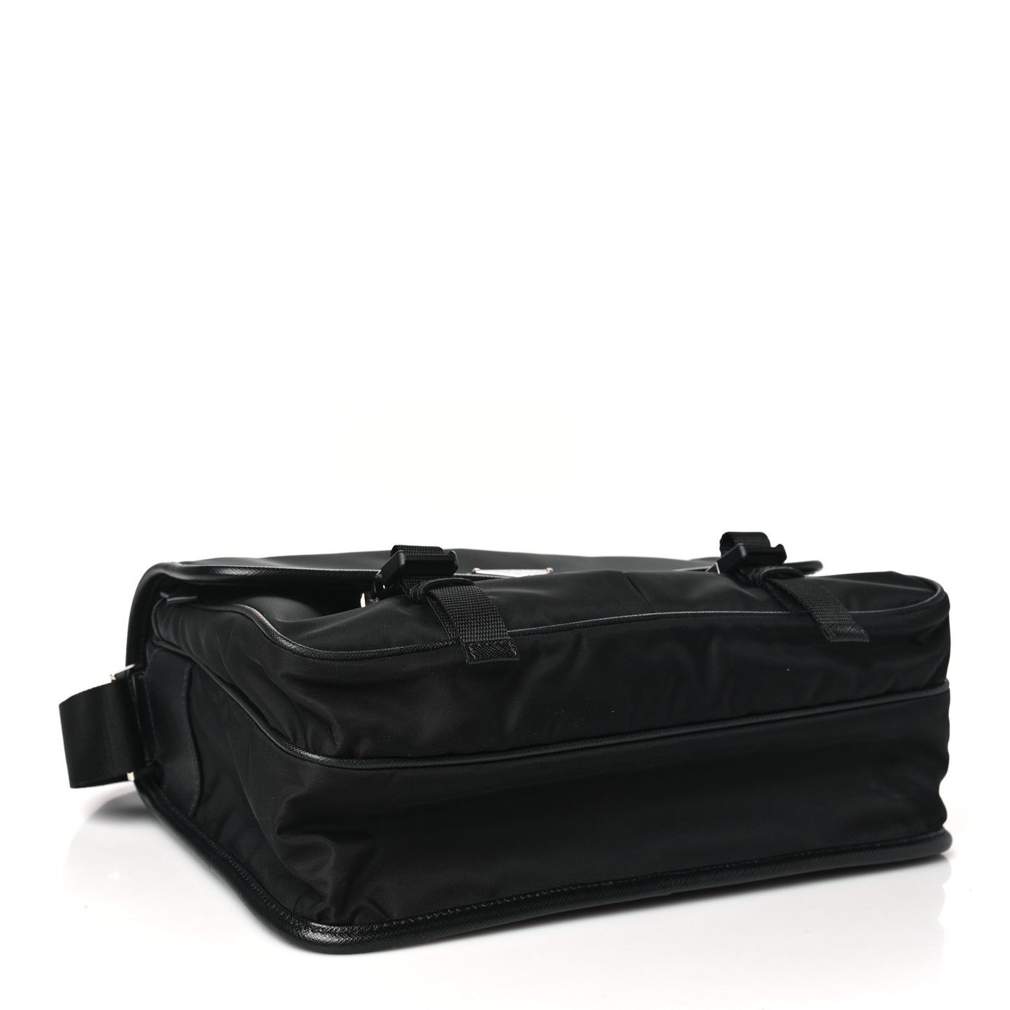Re-Nylon Saffiano Messenger Bag Black