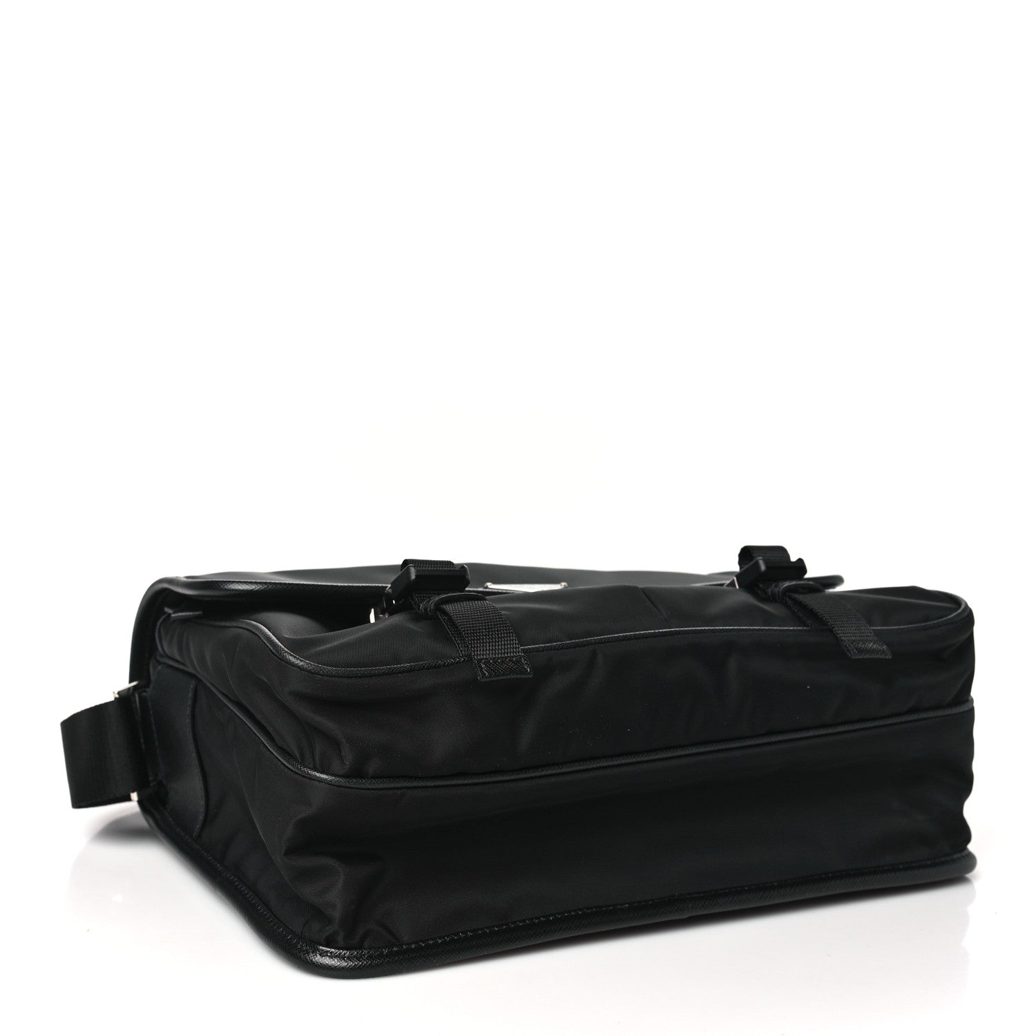 Prada Re-Nylon Saffiano Messenger Bag Black 4 of 9