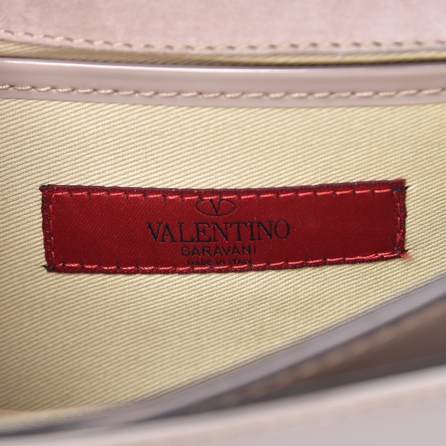 Valentino Garavani Patent Va Va Voom Shoulder Bag Poudre 6 of 7