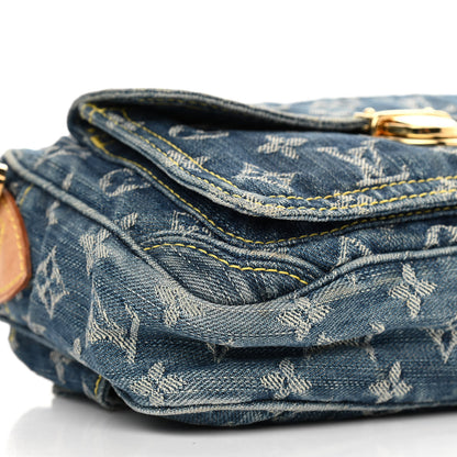 Louis Vuitton Monogram Denim Bum Bag Blue 9 of 11