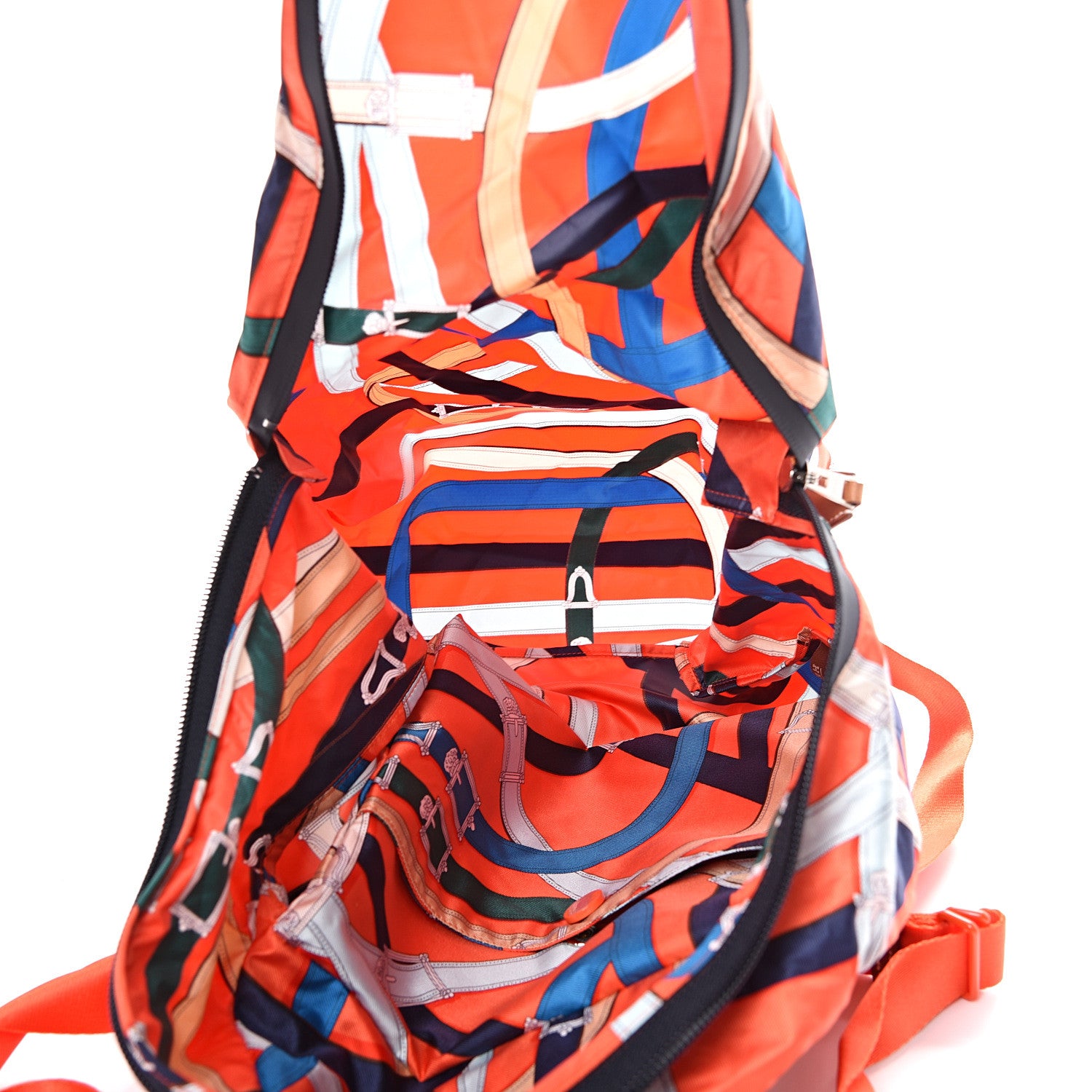 Hermes Silk Barenia Cavalcadour Airsilk Backpack 4 of 10
