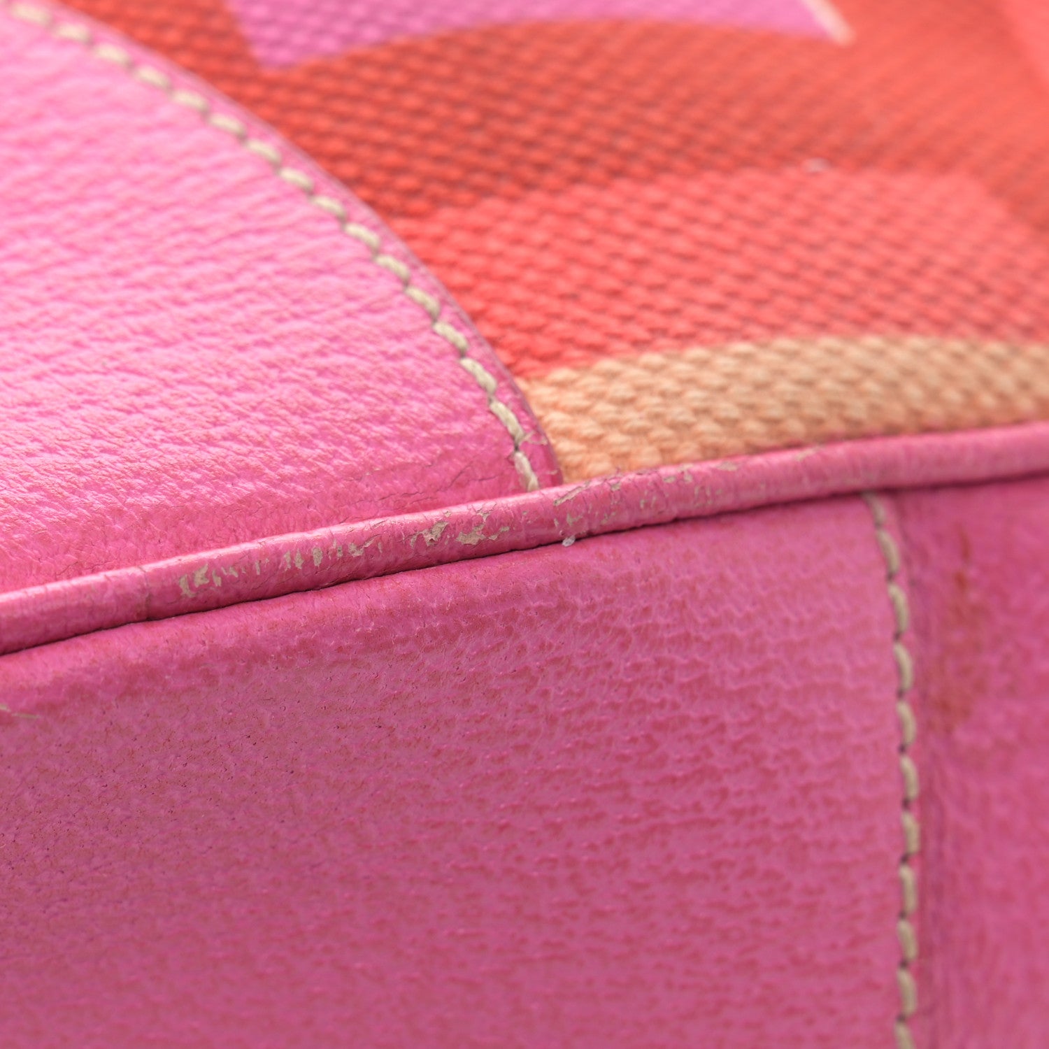 Prada Canvas Canapa St. Soho Bowler Bag Lacca 12 of 15