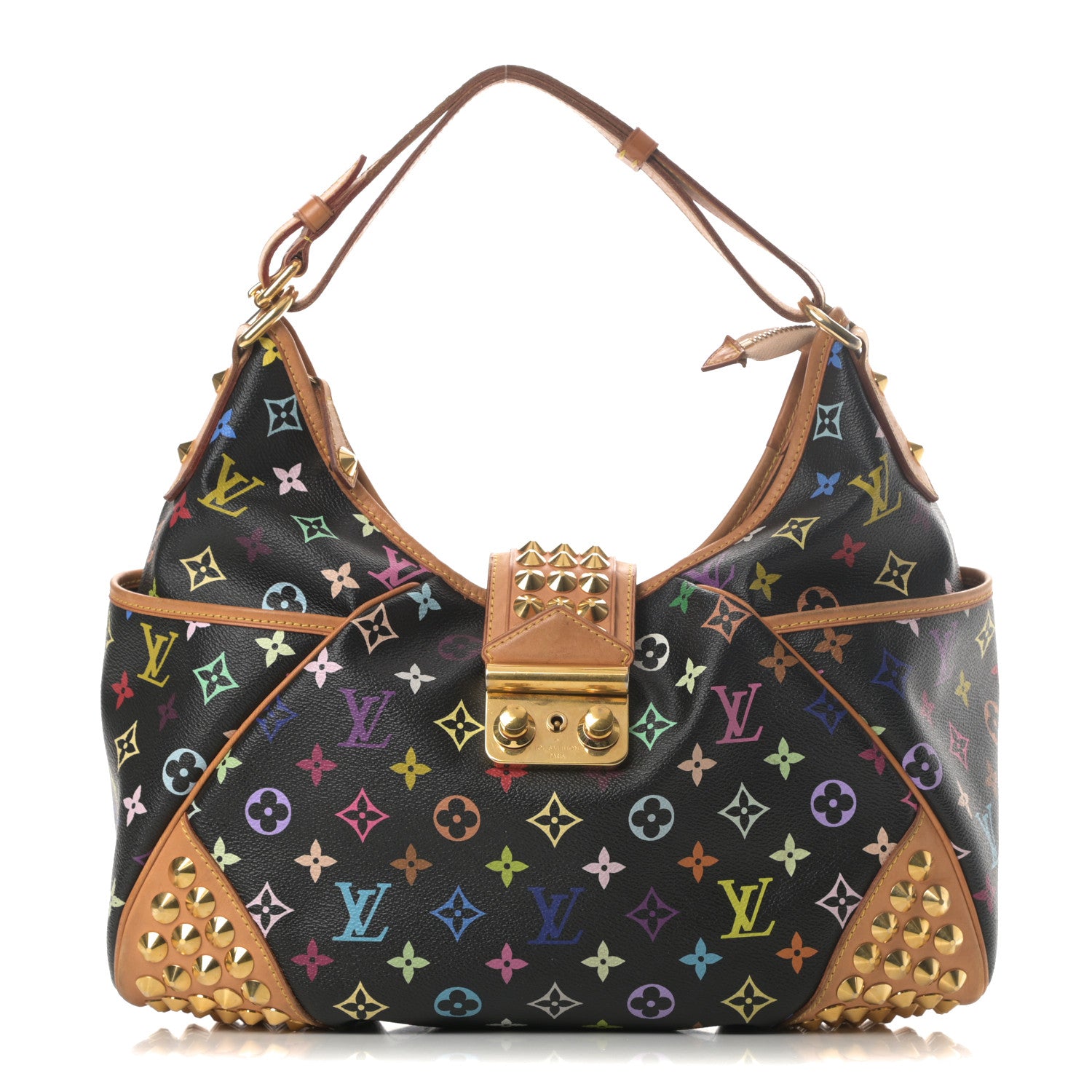 Louis Vuitton Monogram Multicolor Chrissie Black 1 of 17