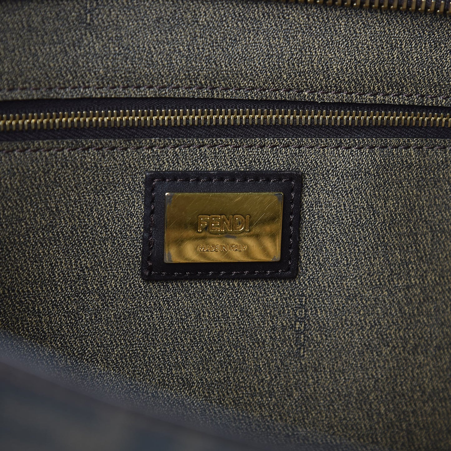 Zucca Spalmati Medium Roll Tote Tobacco Moro