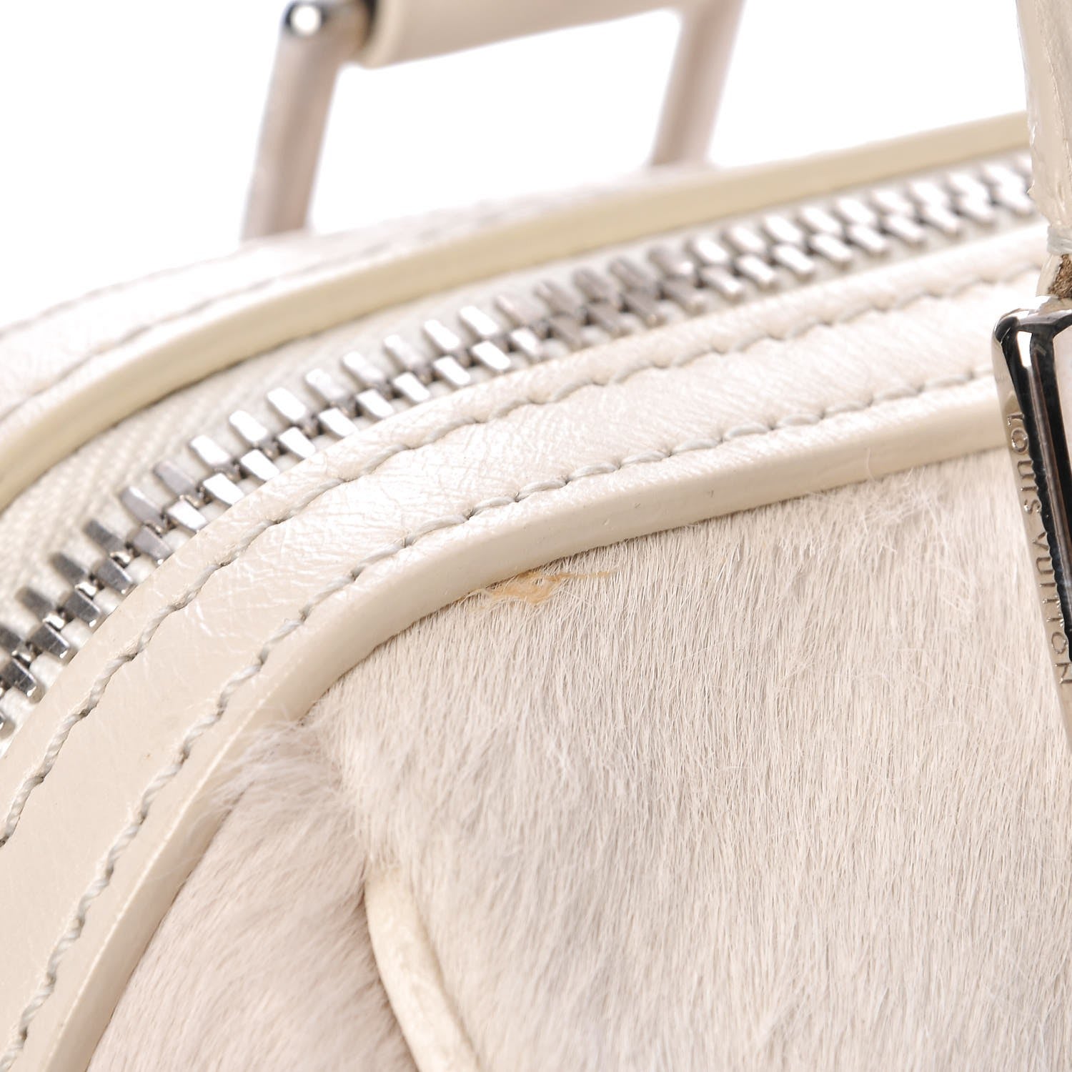 Louis Vuitton Pony Hair Speedy Cube Ivory 8 of 9
