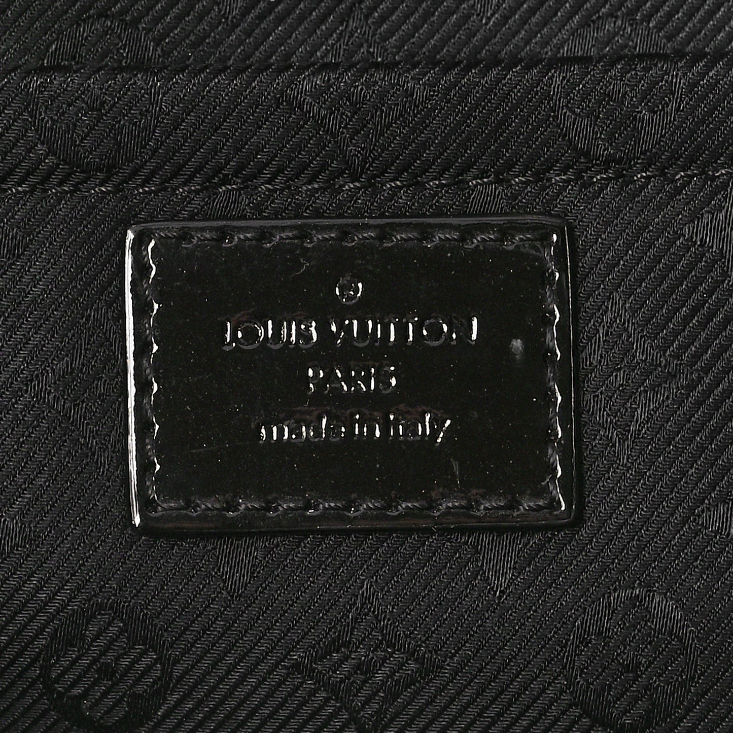 Calfskin Quilted Monogram Altair Clutch Black
