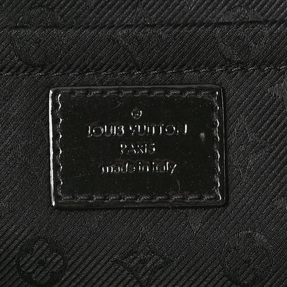 Louis Vuitton Calfskin Quilted Monogram Altair Clutch Black 7 of 9
