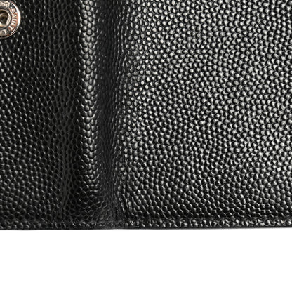 Saint Laurent Grain De Poudre Key Holder Wallet Black 9 of 9