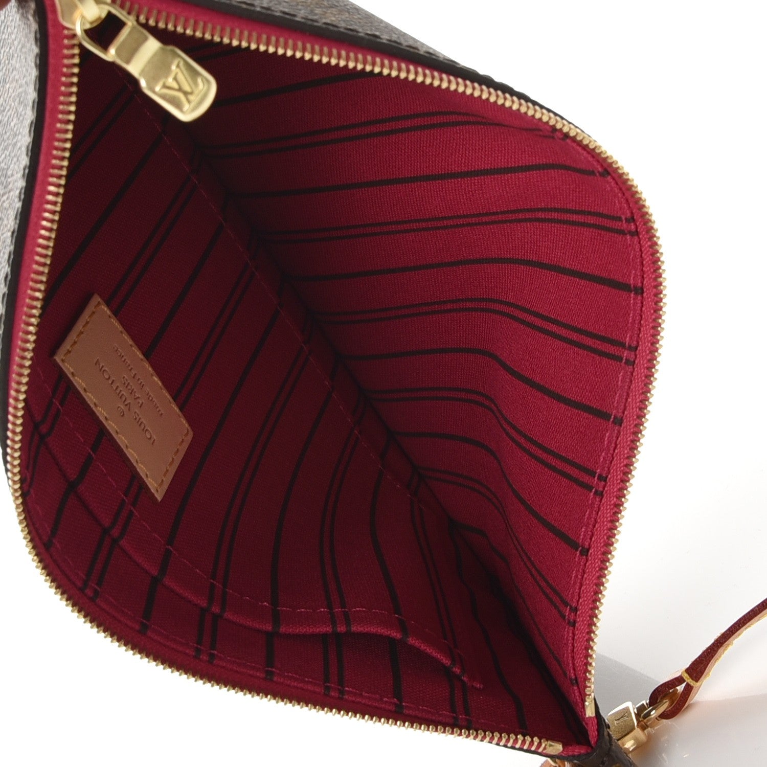 Louis Vuitton Monogram Neverfull MM GM Pochette Pivoine 5 of 7