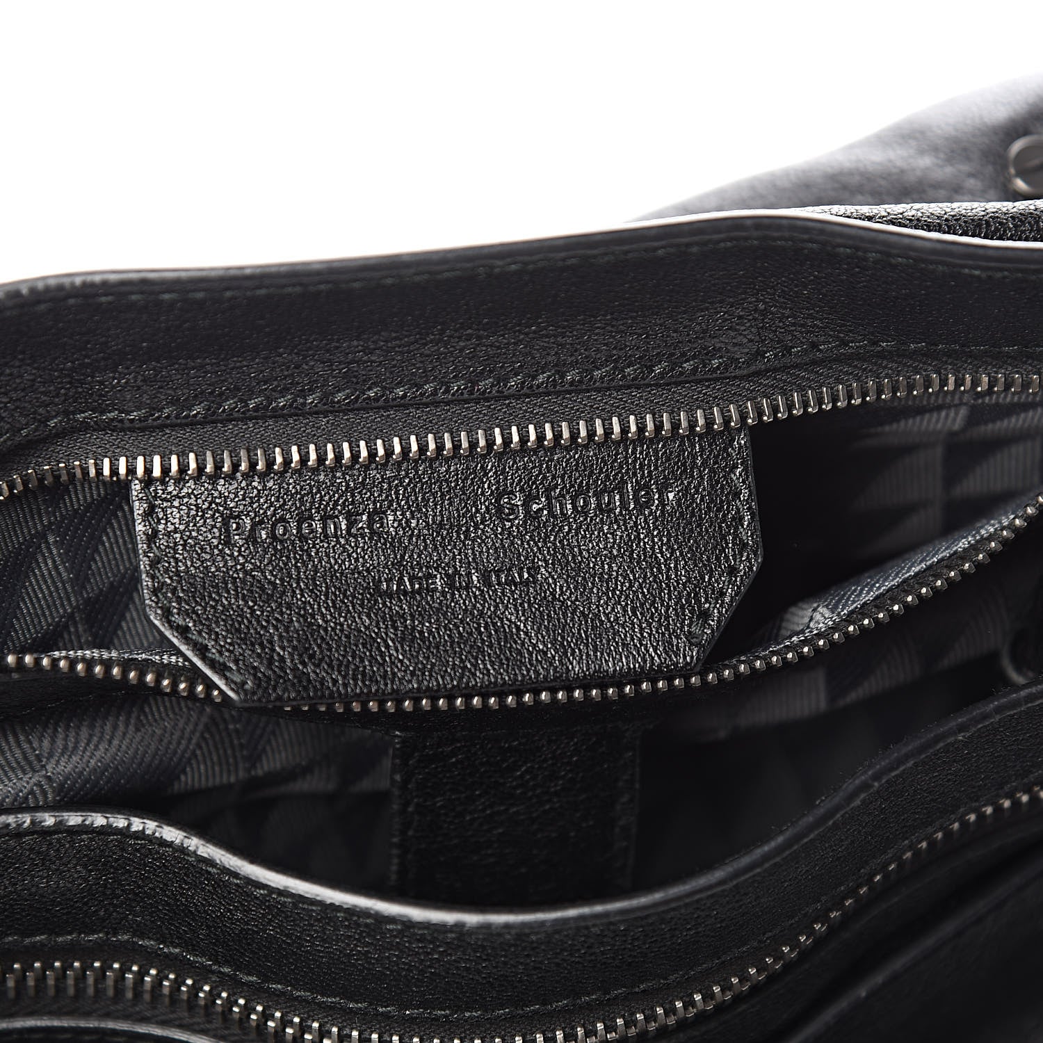 Proenza Schouler Lambskin PS1 Medium Satchel Black 6 of 12
