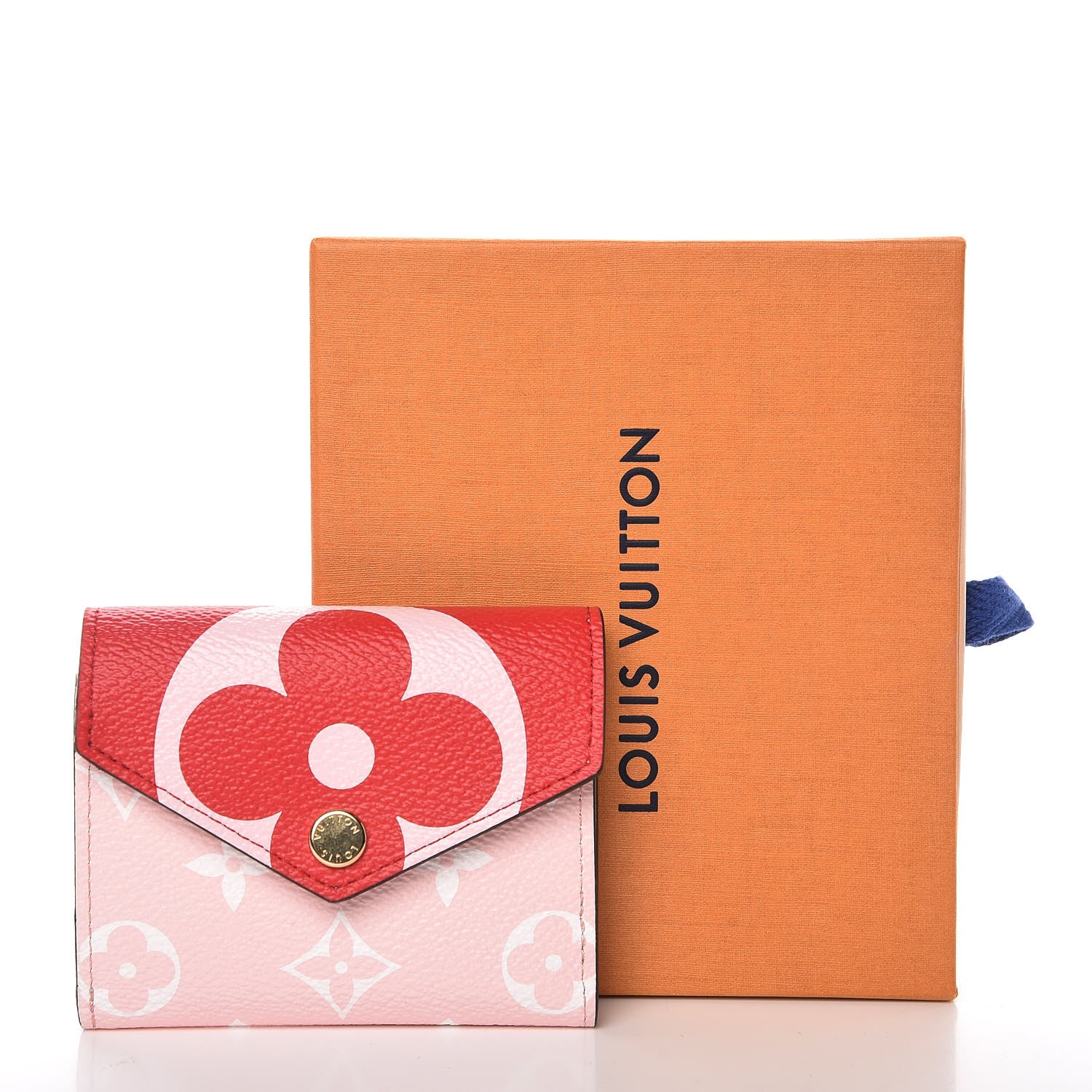 Louis Vuitton Monogram Giant Zoe Wallet Rouge Rose 9 of 9
