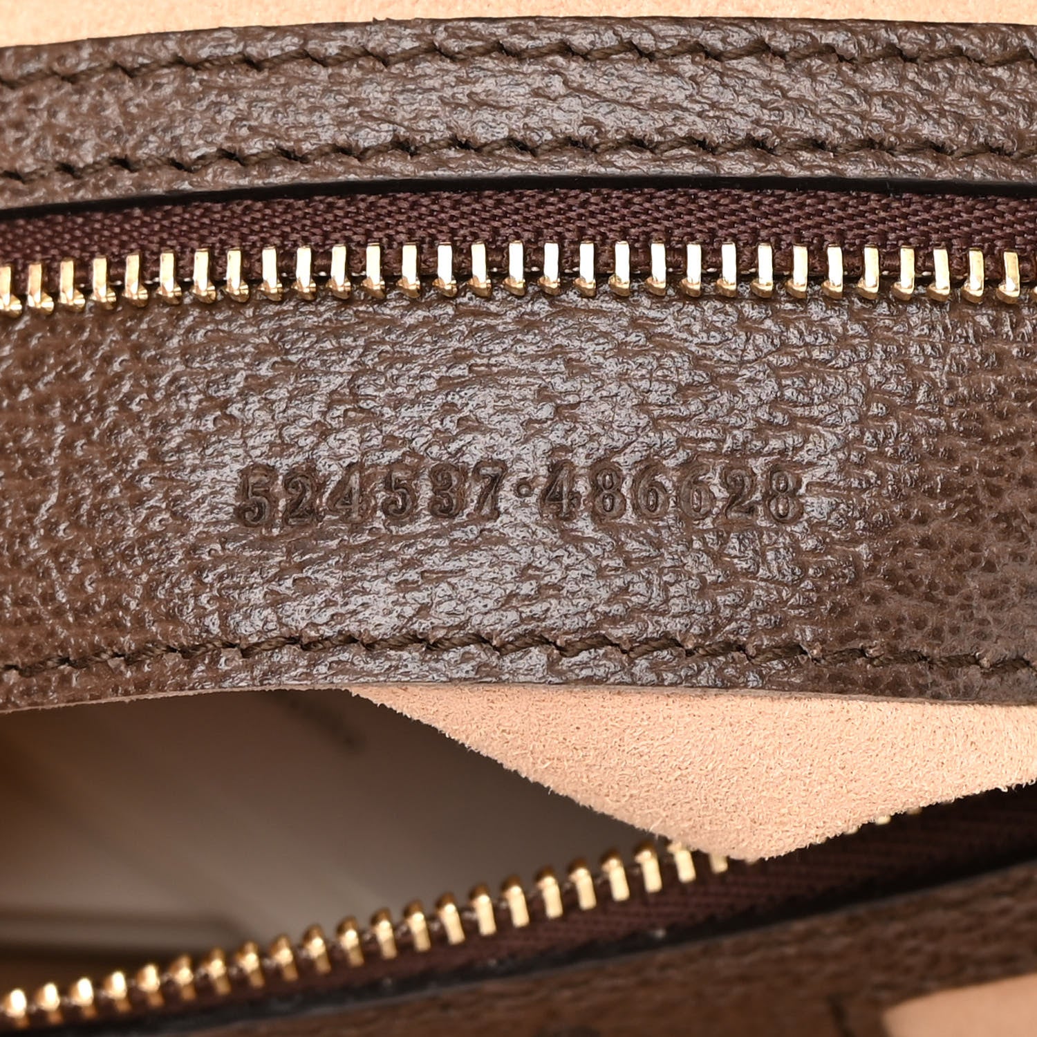 Gucci GG Supreme Monogram Web Medium Ophidia Tote Bag Brown 7 of 16