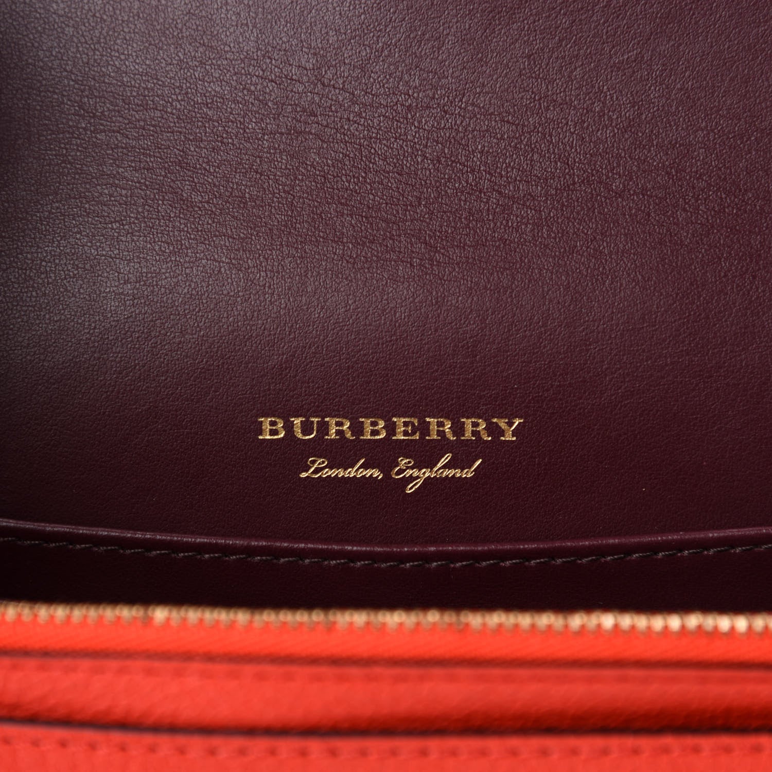 Burberry Goatskin Hampshire Crossbody Red 8 of 9