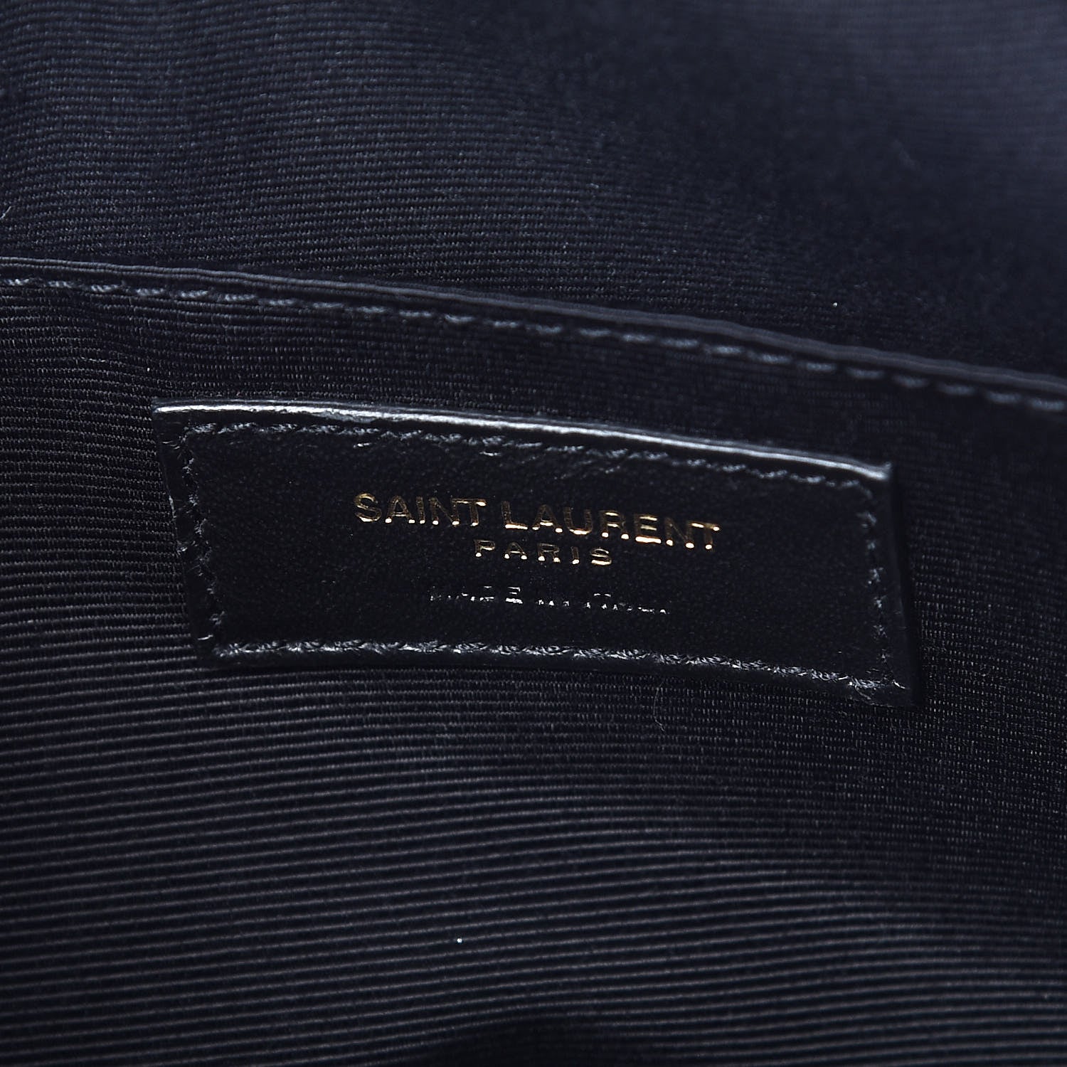 Saint Laurent Calfskin Matelasse Monogram Lou Camera Bag Black 6 of 7