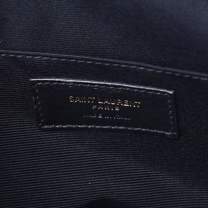 Saint Laurent Calfskin Matelasse Monogram Lou Camera Bag Black 6 of 7