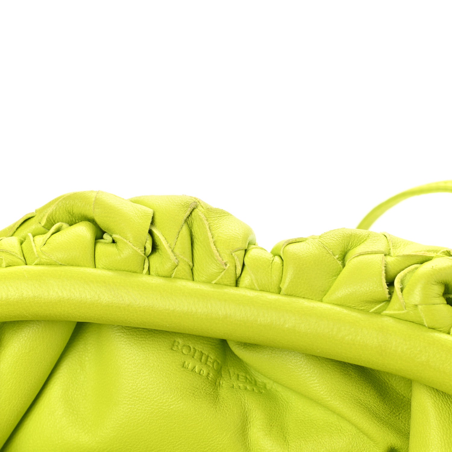 Bottega Veneta Nappa Intrecciato The Mini Pouch Kiwi 13 of 13