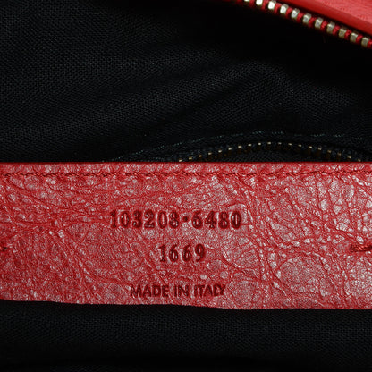 Balenciaga Agneau Classic Hardware First Coquelicot 3 of 12