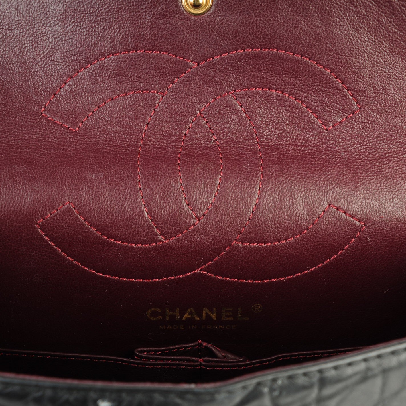 Chanel Aged Calfskin Quilted 2.55 Reissue 225 Flap Black 6 of 8