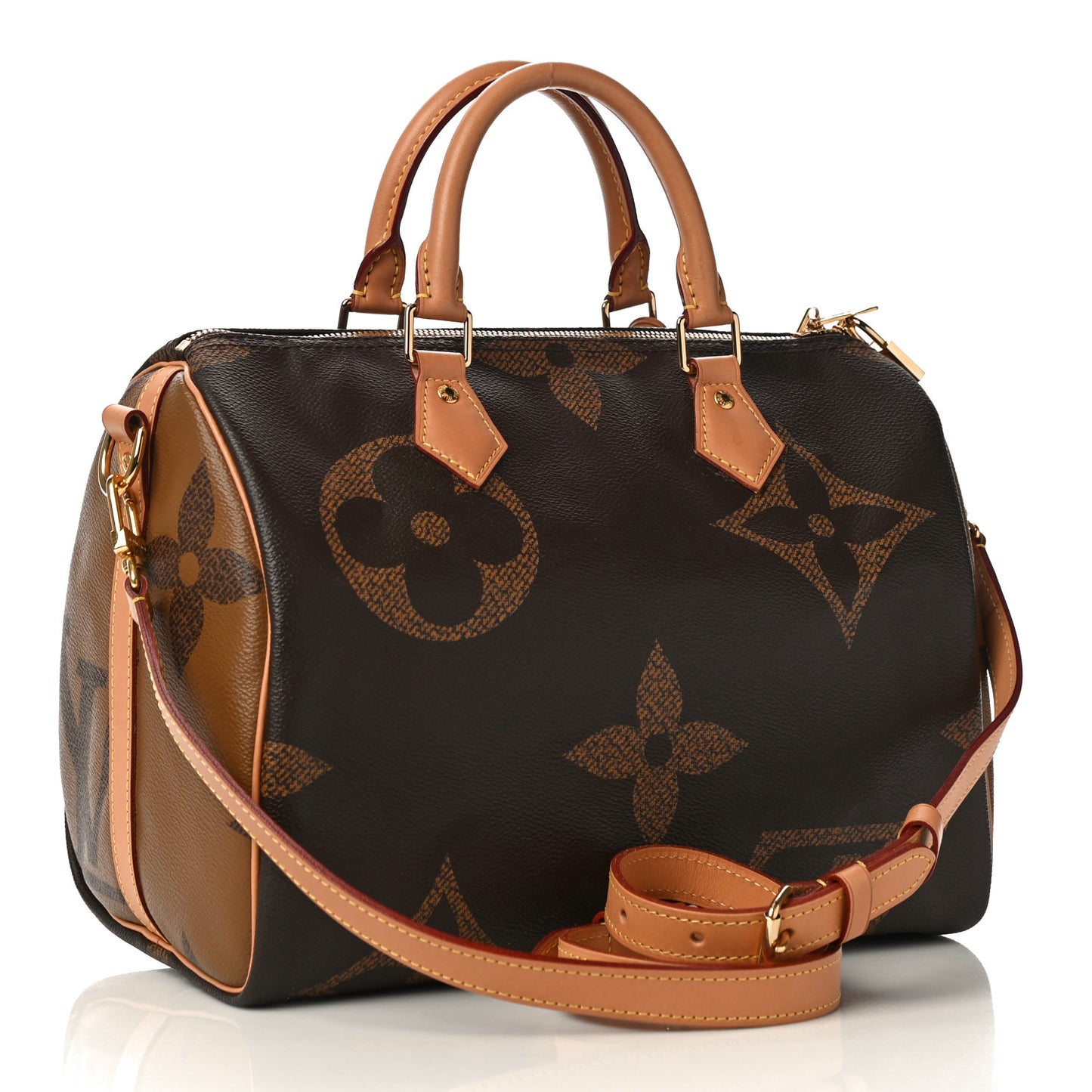Reverse Monogram Giant Speedy Bandouliere 30