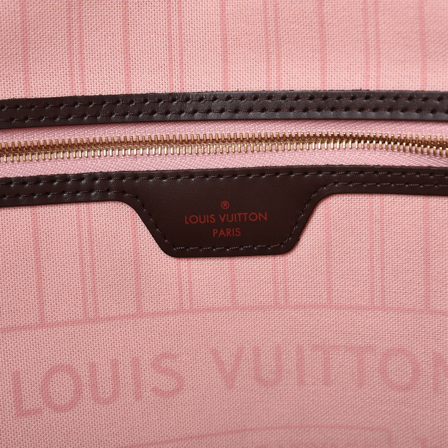 Damier Ebene Neo Neverfull MM Rose Ballerine