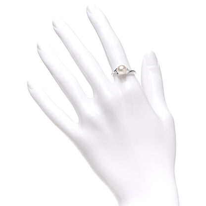 Mikimoto 18K White Gold Akoya Pearl 7mm Ring 51 5.75 2 of 5