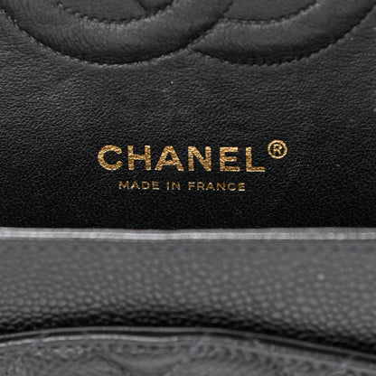 Chanel Caviar Quilted Medium Double Flap Black 6 of 15