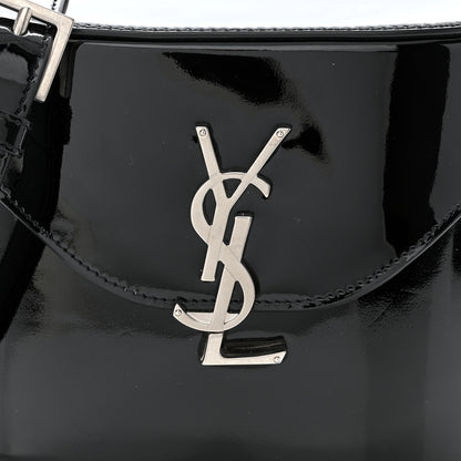 Saint Laurent Patent Monogram June Box Bag Black 8 of 11