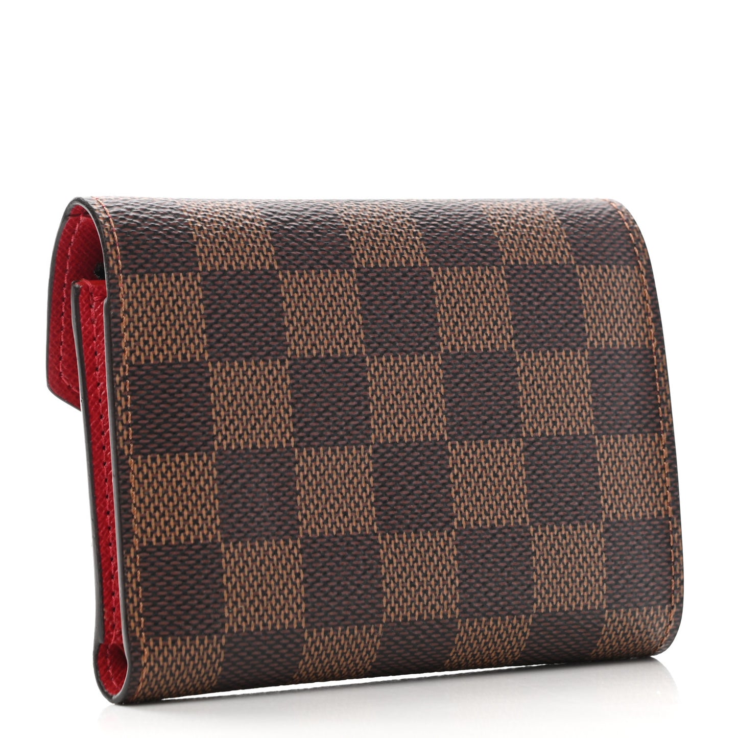 Damier Ebene Victorine Wallet Red